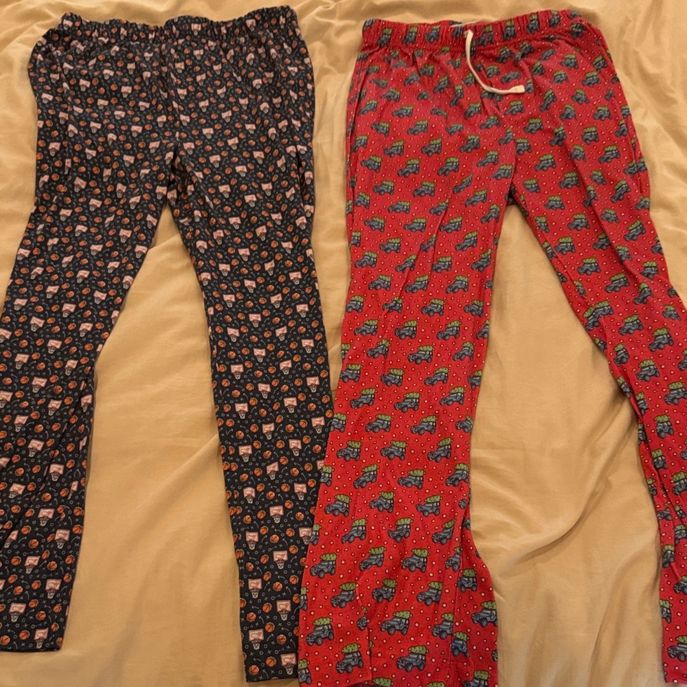 Vineyard Vines Kids Pajama Bottoms - Red and Black